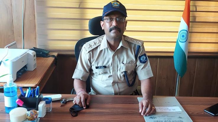 Manoj Kumar took charge of DSP in police station Jawali