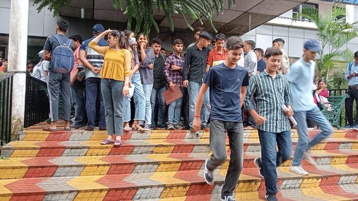 Technical University organized Common Entrance Test in 10 examination centers