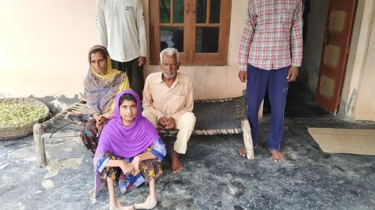 house of the handicapped, when sick, one has to be carried on the shoulders and taken to the hospital