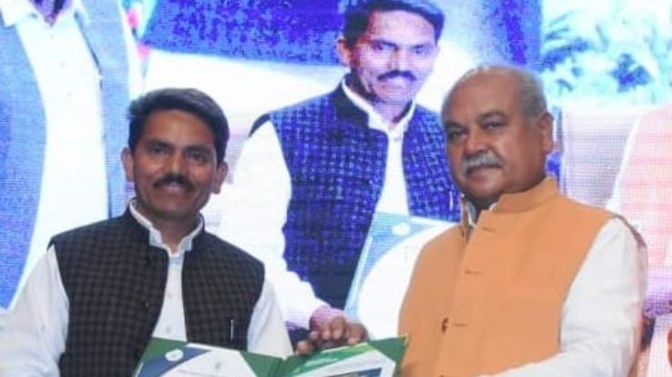 National Award to Kundan Lal, Agriculture Ambassador of Chausku Himachal Pradesh Agricultural University