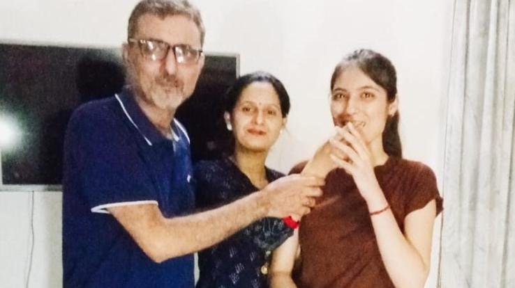 Aanchal Dhiman of Tiyamal became a Chartered Accountant