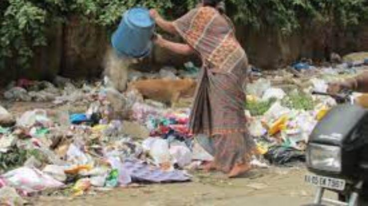 o not throw garbage here and there in the colony, action will be taken if caught