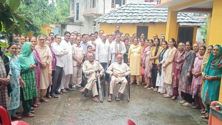 Former minister and district president Prakash Chaudhary launched public relations campaign