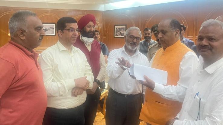 Delegation of Gair Krishak Ekta Manch met Chief Minister