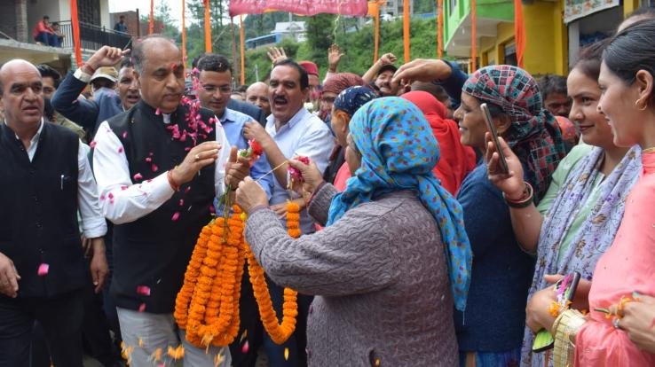 Chief Minister inaugurated and laid foundation stone of developmental projects worth Rs.59.26 crore in Seraj area.