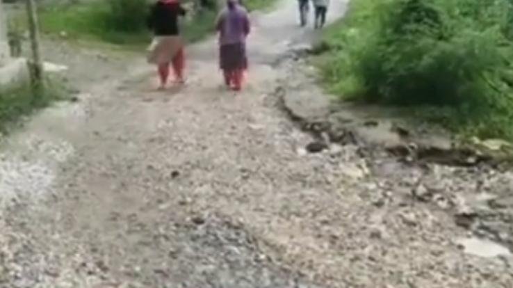 Administration did not reach to take stock of the damage done in the section of Hurang Panchayat