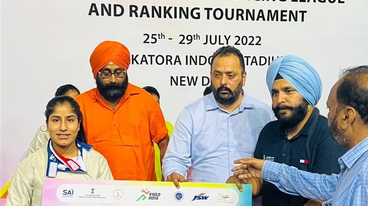 Shiksha Baloria brought laurels to the state by getting fifth rank in Khelo India tournament