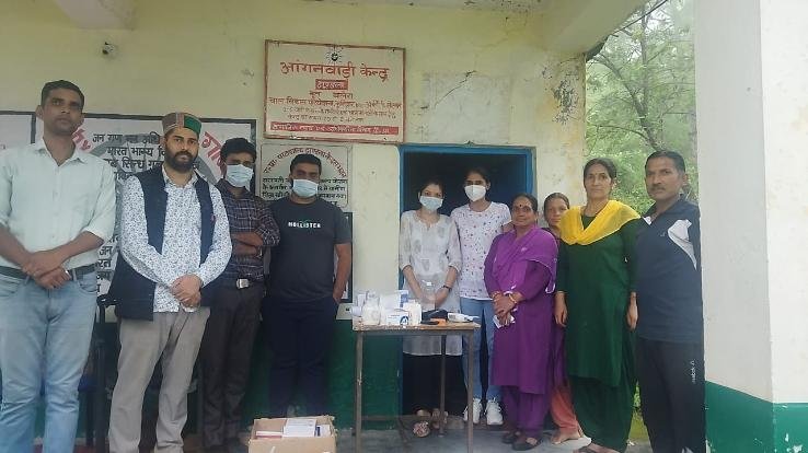 Organized free medical camp in Panchayat Balera