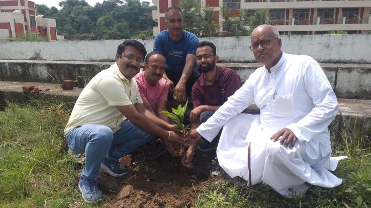  Sanskrit week started with plantation