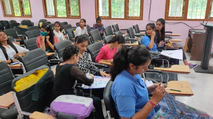 Organized a slogan writing competition under the 'Har Ghar Tiranga Abhiyan'