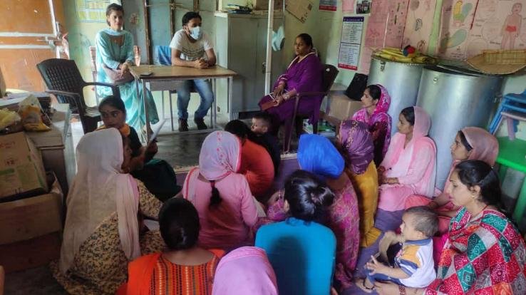 Breastfeeding week celebrated in Anganwadi center Pandavi