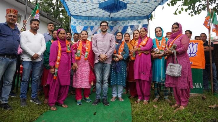 Impressed by the policies of the government, women power joined BJP