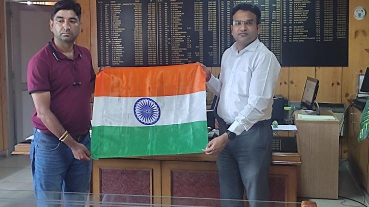 Tricolor-DC will be hoisted in Shinkula mountain range and Bada Bhangal too