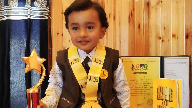 Saksham of Khanewali village re-entered in OMs Book of Records in Mumbai