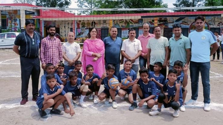 Bir-Bagehra won the title of Volleyball Government