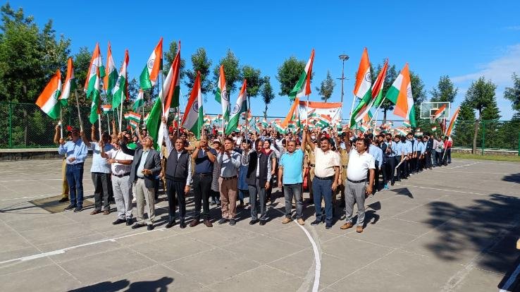 Jaypee University celebrated “HAR GHAR TIRANGA” 