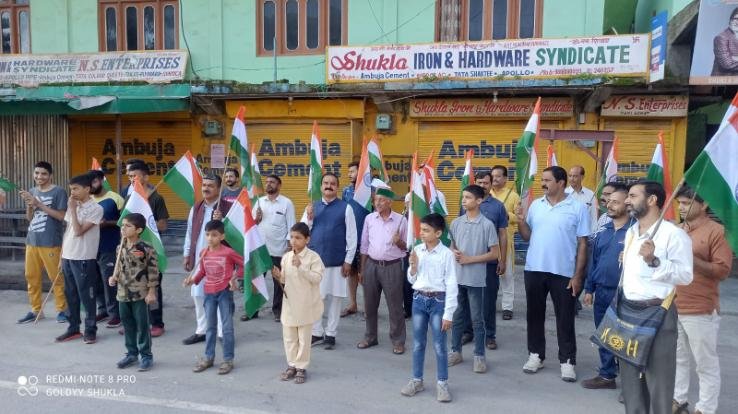 Prabhat Pheri taken out on the nectar festival of independence