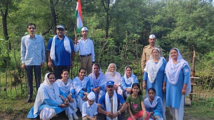 More than 100 saplings planted in Guler branch of Sant Nirankari Mission