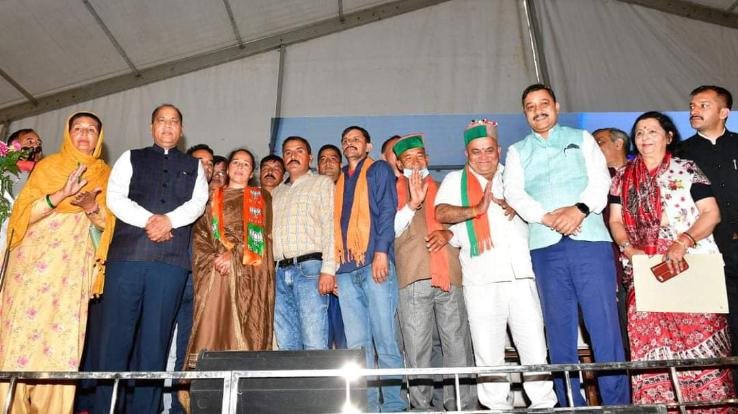 Congress workers from Kusumpti assembly constituency joined BJP