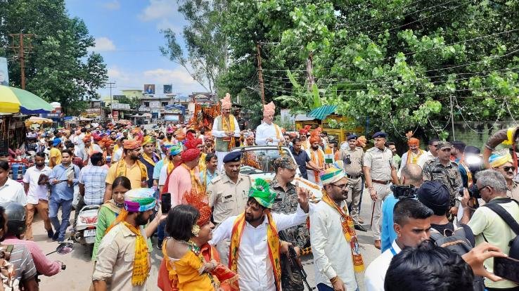 State level Janmashtami festival begins with a grand procession
