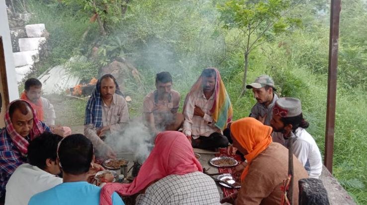 foundation day of Maa Jalpa temple celebrated with pomp