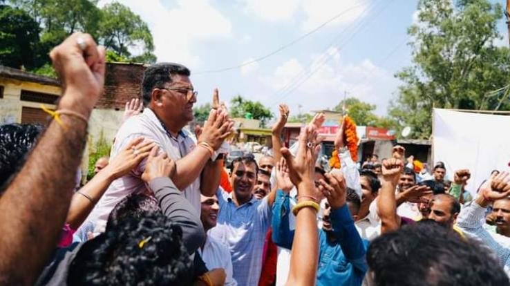 Baldev Sharma showed his power by getting the indoor stadium approved for Barsar