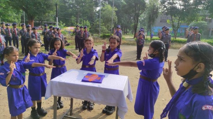 Scout Guide Convocation Celebrated in Kendriya Vidyalaya Naleti