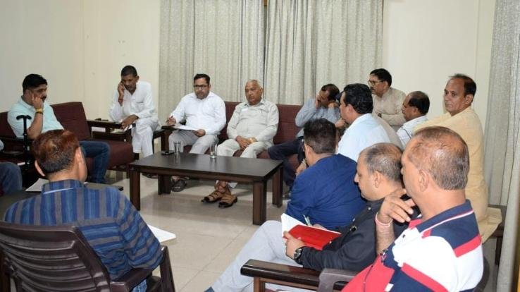 Taking stock of the preparations for the possible visit of the Chief Minister