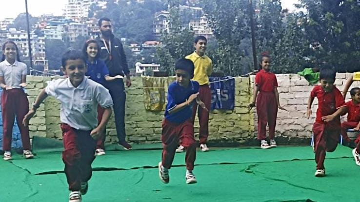 Children of Sai International School celebrated National Sports Day