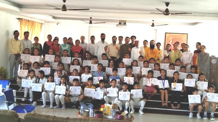 Second Yogasan sports competition organized in Dronacharya College