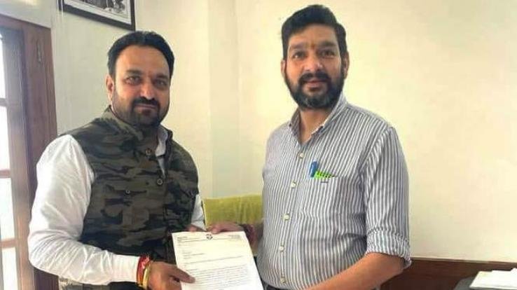 Rajesh Verma applied for the post of MLA from Doon assembly constituency
