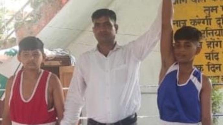 Ayaz Hussain received gold medal in boxing, selected for state competition