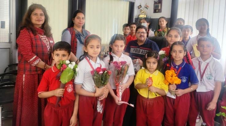 Students of Sai International School celebrated Teacher's Day with pomp