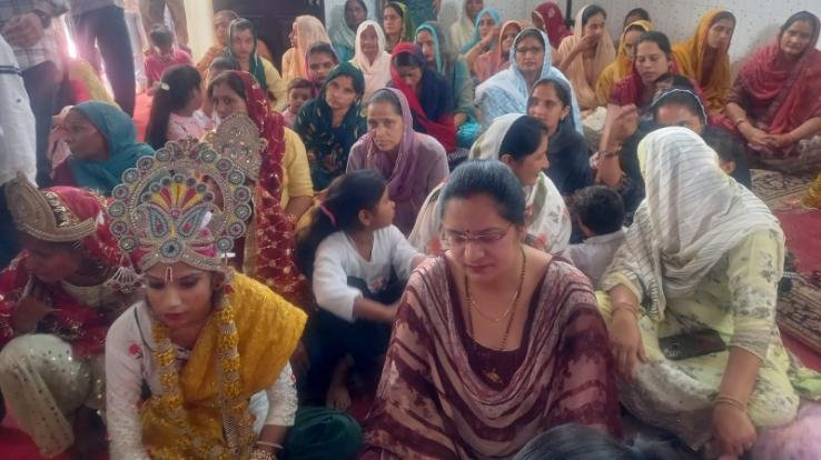 Radha Ashtami celebrated in Hare Krishna Gaushala, Bhajan Kirtan and Bhandara organized
