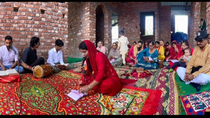 Motivation fitness club Lambagaon organized Sunderkand