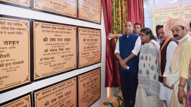 CM inaugurated and laid foundation stone of 55 developmental schemes costing 335 crores in Nagrota Bagwan