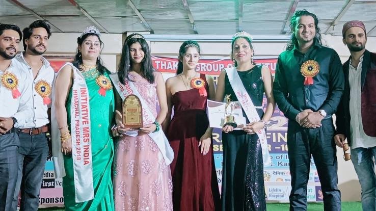 Shivani Kaushal of Kangra won two awards