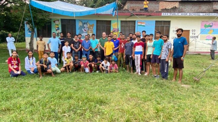 Motivation fitness club Lambagaon got boys and girls running competition