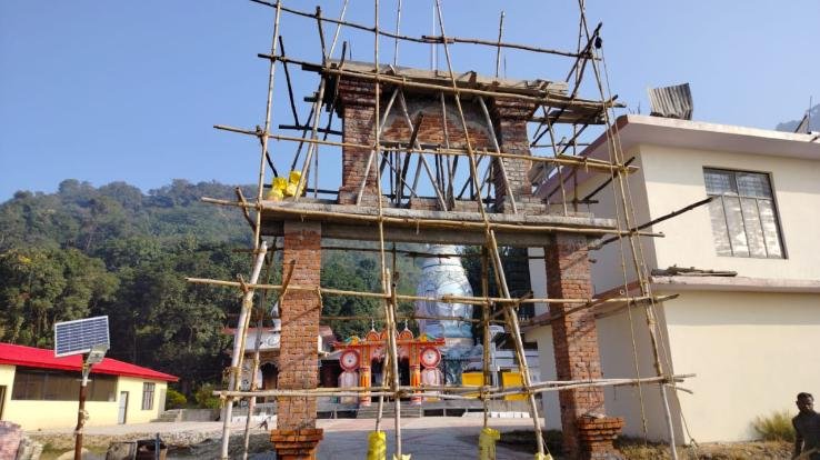 Now the guard of the third eye in the ancient Kul Devi temple Jhorghat