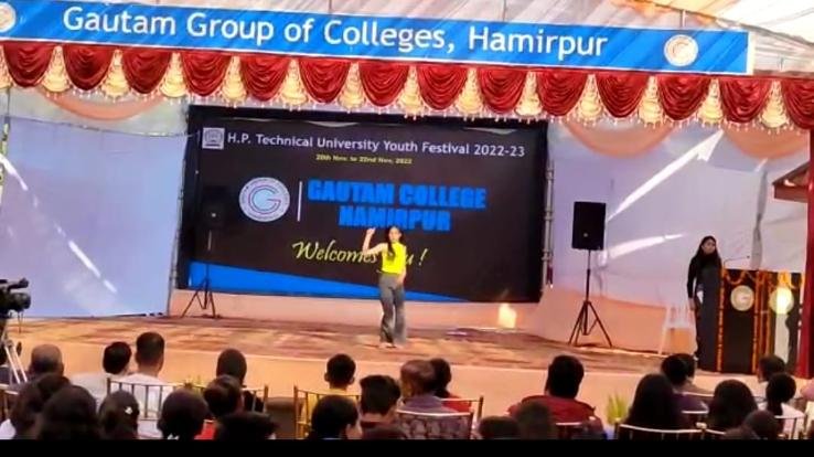 Muskan, a student of Laureate Pharmacy Educational Institute, secured third position in solo dance.