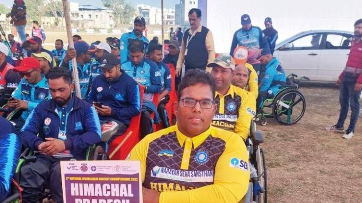  Sachin selected in National Wheelchair Cricket Championship