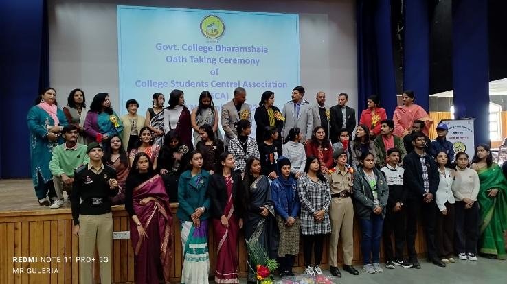 Dharamshala: 2022-23 swearing-in ceremony organized in Government College