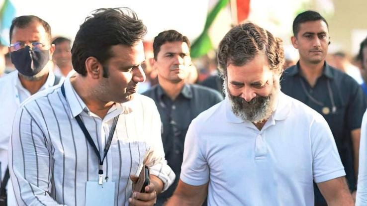 Congress youth leader Raghubir Singh Bali also became a part of Bharat Jodo Yatra.