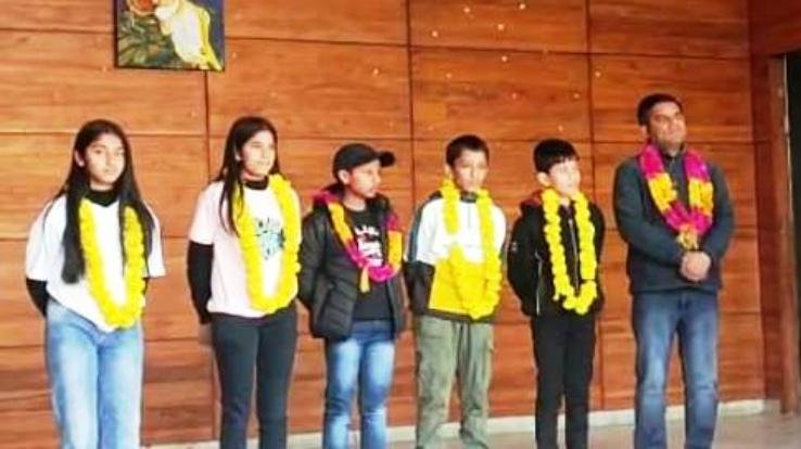 5 students of Roots Country Baghi School will represent the state in the National Karate Championship