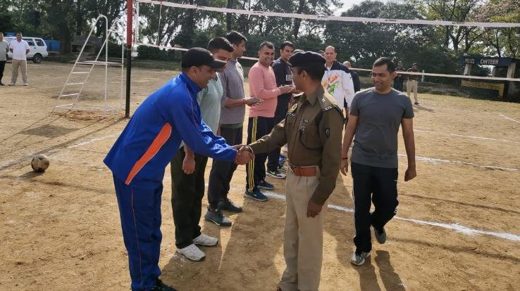 Sub-division level volleyball competition organized at Police Ground Dharamshala