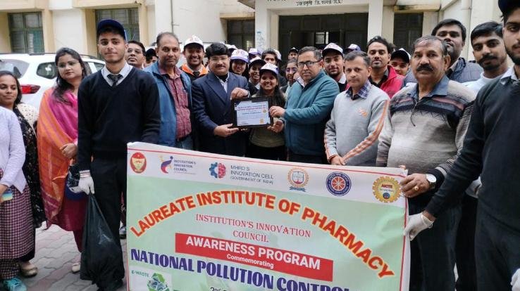 Laureate Pharmacy Institute organizes rally on National Pollution Prevention Day