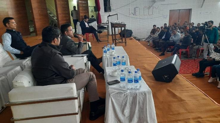 Before the counting of the elections, the counting rehearsal program was held in Polytechnic Kangra