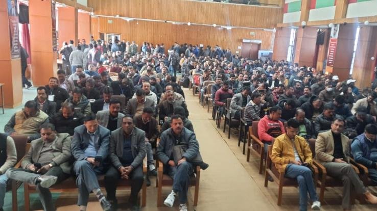 Second randomization of 437 counting personnel, conducted second rehearsal