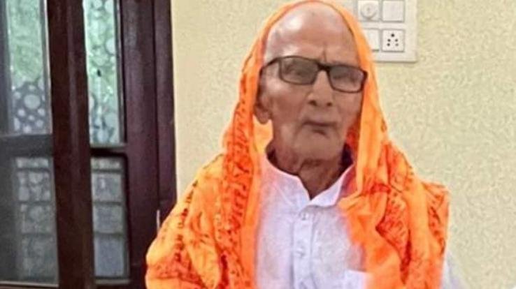 Pandit Vishnu Dutt Sharma died at the age of 91, mourning wave in the area