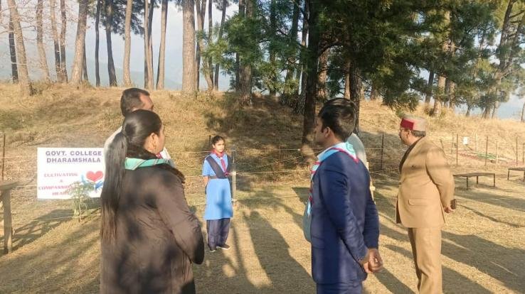 NAAC team inspected Dharamshala College